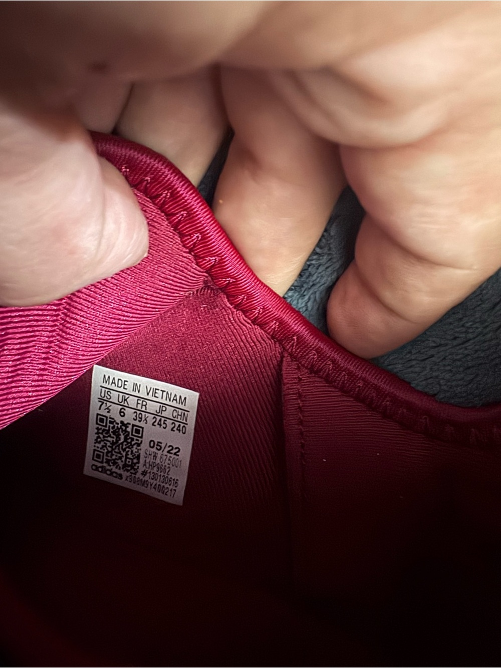 adidas maroon NMD Knit Sneaker - Picture 4 of 4
